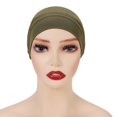 thumbnail image 1 of Gorra cilíndrica monocromática modal, gorra de base, gorra de cuello de mujer de algodón mercerizado de alta elasticidad, 1 of 6