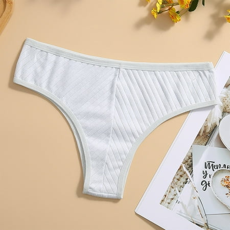Women Underwear No Show High Rise Scalloped Thong Underwear High Waisted No Show Panties Underpants Black Bikini Full Coverage Briefs Base Low Rise Thong with Lace Panty Plus Size V-Waist Shorts