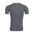 thumbnail image 5 of Ukumplol Men Compression Shirt Fitted T Shirts for Men Muscle Shirts for Men Workout Shirts for Men Gym Shirts Men Running Shirts for Men's Activewear Workout Shirts for Men Gray 3xl, 5 of 10