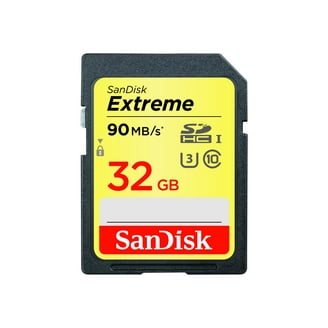 SanDisk Extreme 32GB SDHC Memory Card, UHS-I U3 V30, 4K Video