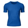 thumbnail image 4 of Men's Lightweight Mesh Outdoor Running Sports Top, Short Sleeve Breathable Quick Dry Shirt, Solid Color Athletic Active Tee, Pocket Training Gym Workout Hiking Travel Essential, 4 of 9