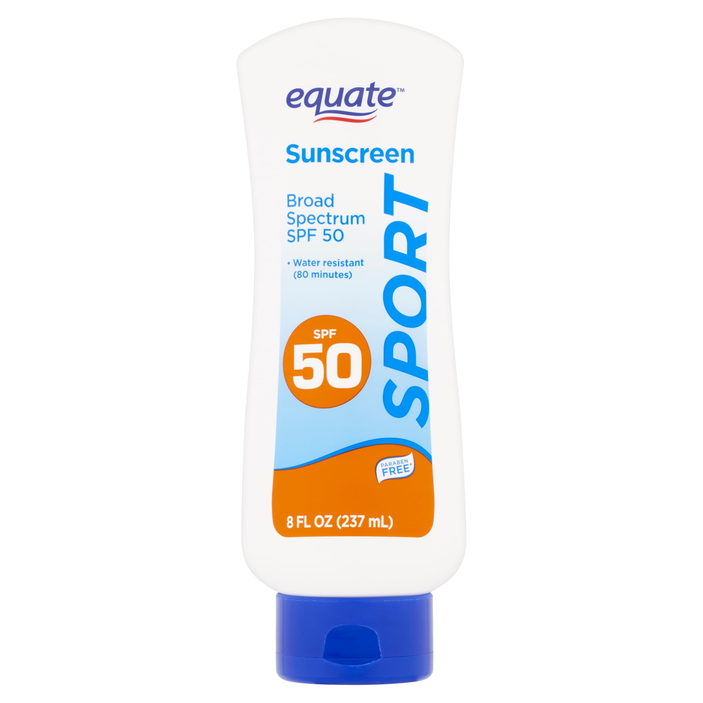 Equate Sport Broad Spectrum Sunscreen Lotion, SPF 50, 8 fl oz