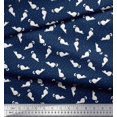 thumbnail image 2 of Soimoi Poly Georgette Fabric Floral & Cat Animal Printed Craft Fabric by the Yard 42 Inch Wide, 2 of 3