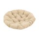 thumbnail image 3 of Almohada de piso de cojín de silla redonda, asiento de almohadilla de almohadilla de patio multipropósito transpirable para habitaciones familiares Caqui, 3 of 8