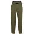 thumbnail image 4 of Pantalones largos para hombre, lisos, a la moda, informales, deportivos, con cordón ajustable, bolsillos en las piernas, monos para hombre, pantalones de caballería de algodón y seda fresca., 4 of 6