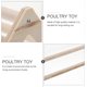 thumbnail image 3 of Chicken Stand Rack Interactive Wooden Perch for Training and Play, 3 of 5