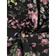 thumbnail image 5 of Vestido plisado sin mangas hasta la rodilla Allegra K estampado floral de verano para mujer Negro S, 5 of 5