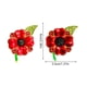 thumbnail image 5 of Broche con forma de flor de aleación de Zinc, reemplazo que no se desvanece, diamantes de imitación coloridos, fiesta, festival, banquete, Ropa, zapatos y accesorios Miscelánea Transparente Sonducket AP018548-02, 5 of 6