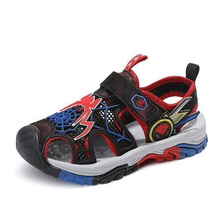 

Boys Sandals Closed Toe Toddler Sport Sandals Little Kid Summer Shoes for Big Kid Walking Hiking Outdoor Red