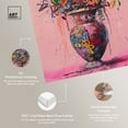 thumbnail image 4 of Graffiti Vase Canvas Graffiti Pop Art by Art Remedy, Gallery Wrapped, 30" x 45", 4 of 7
