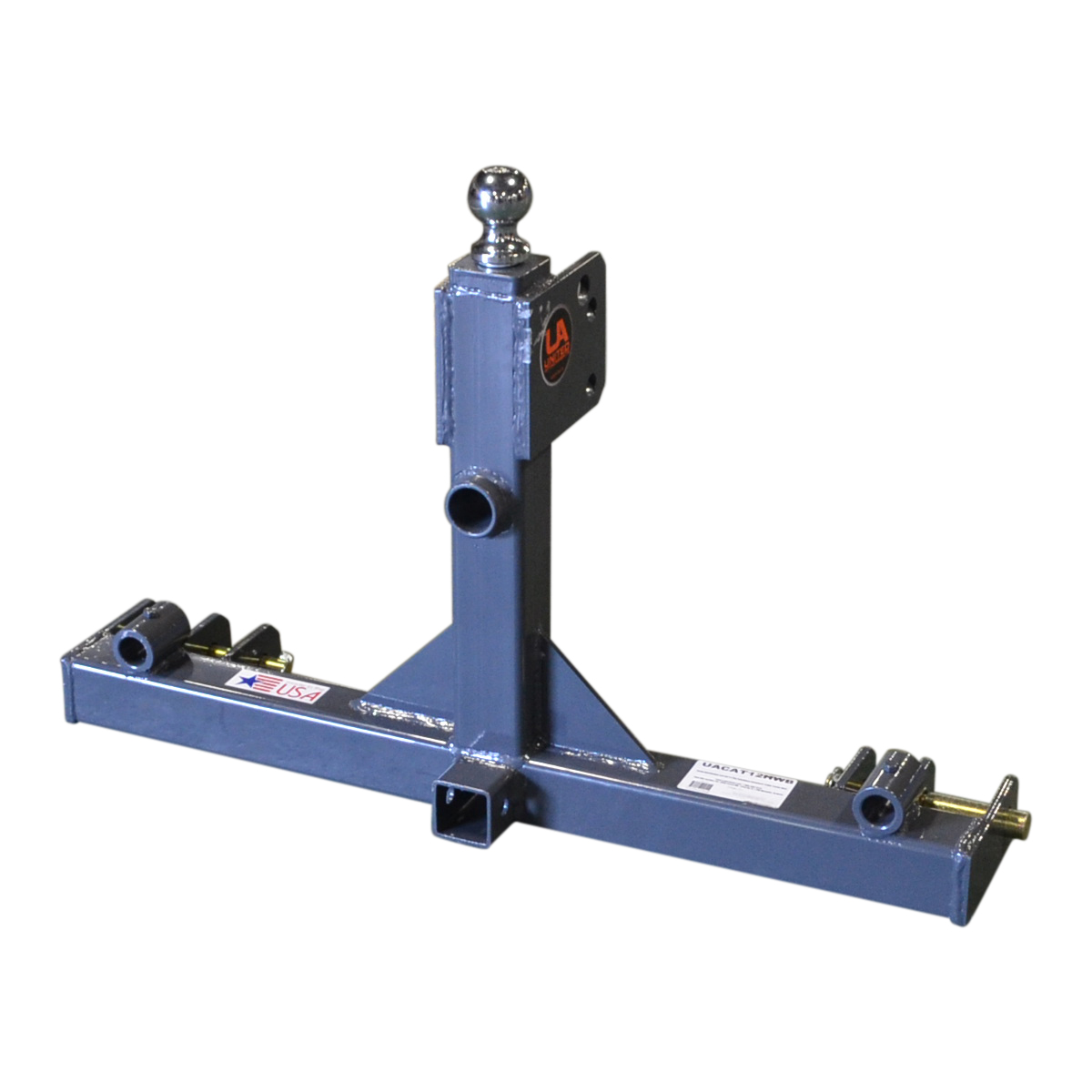 3 Point Gooseneck Tractor Trailer Hitch Receiver and Hay Attachment