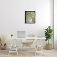 thumbnail image 2 of Stupell Industries Monstera Leaves Glass Vase Potted House Plant Painting Jet Black Floating Framed Canvas Print Wall Art, Design by Cindy Jacobs, 2 of 5