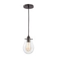 thumbnail image 2 of Atlas Lighting and Home 1-Light Traditional Style Bronze Hanging Mini Pendant Ceiling Light Fixture, 2 of 2
