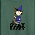 thumbnail image 3 of Peanuts - Lucy Stay Sassy - Women's Lightweight French Terry Long Sleeve Shirt, 3 of 6
