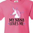 thumbnail image 4 of Inktastic My Nana Loves Me Unicorn Youth T-Shirt, 4 of 5