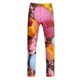 thumbnail image 5 of Mens Printed Button Long Sleeve Coat and Pants Two Piece Suit with Multi Pockets Slim Fit Floral Dinner Sport Coat Blazers for Holiday Party Events, 5 of 5