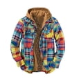 thumbnail image 1 of Innerwin Coat Color Block Men Jacket Outdoor Long Sleeve Full Zip Outwear Style-D S, 1 of 2