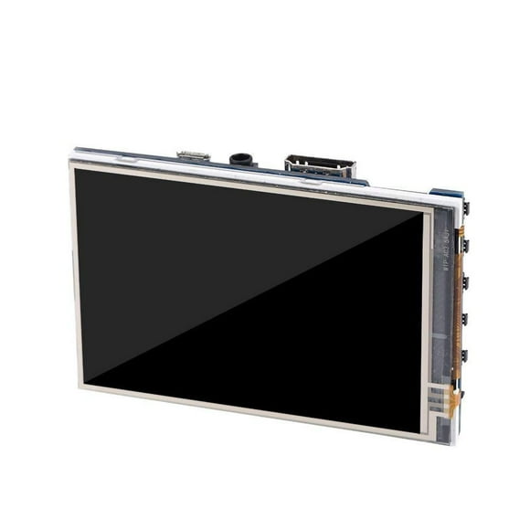 Tosuny 1080P IPS 60fps 3.5inch HDMI LCD Pantalla de Visualización con Caja Acrílico para Raspberry P