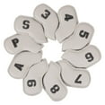 thumbnail image 4 of 10 Uds. Cubiertas de cabeza de hierro para Golf cubiertas de cabeza de hierro para Golf 3,5,6,7,8,9,a,P,S funda protectora para tacos de Golf fundas, 4 of 8