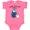 Hot Pink, variant on Inktastic Happy Birthday, Poppy Cute Penguins Boys or Girls Baby Bodysuit