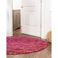 thumbnail image 3 of Rugs.com Calypso Collection Rug – 4 Ft Round Pink Medium Rug Perfect For Kitchens, Dining Rooms, 3 of 8