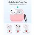 thumbnail image 2 of Funda para AirPods Pro, 2.ª generación, ESR, protección total contra caídas, rosa, 2 of 8