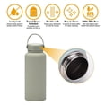 thumbnail image 3 of 1l sportvattenflaska i rostfritt stål, termosflaska med stor kapacitet, bärbar utomhusvattenkopp med handt, 3 of 5