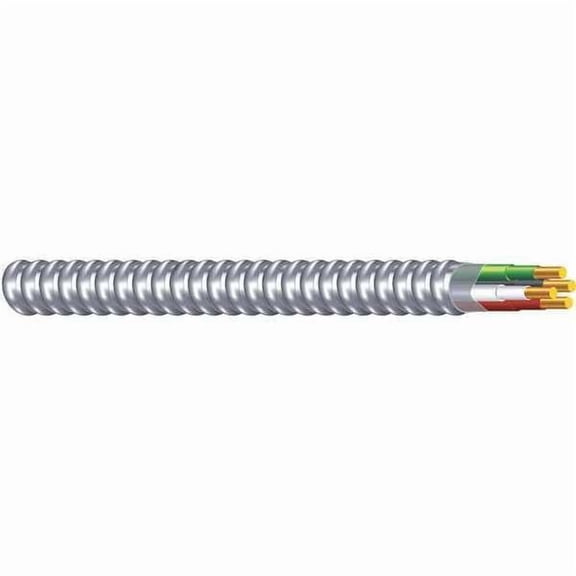 Southwire Armored Cbl,3 w/Grd,14AWG,MC,50ft 68582622