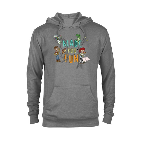 Disney PIXAR Toy Story Crew Made for Fun - Pullover Hoodie for Adults - Customized-Athletic Heather