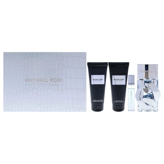 Michael Kors Michael Kors Pour Homme , 4 Pc Gift Set 3.4oz EDP Spray, 0.3oz EDP Spray(Mini), 3.4oz Body Lotion, 3.4oz Shower Gel