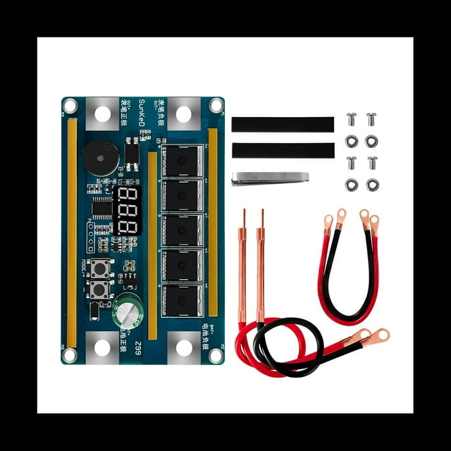 Z99 Soldadora por Puntos Pantalla Digital de 99 Engranajes 1500A 0.1-0.2Mm Soldadura por Puntos MOS 18650 BateríA de Litio Panel de Control de Soldadura