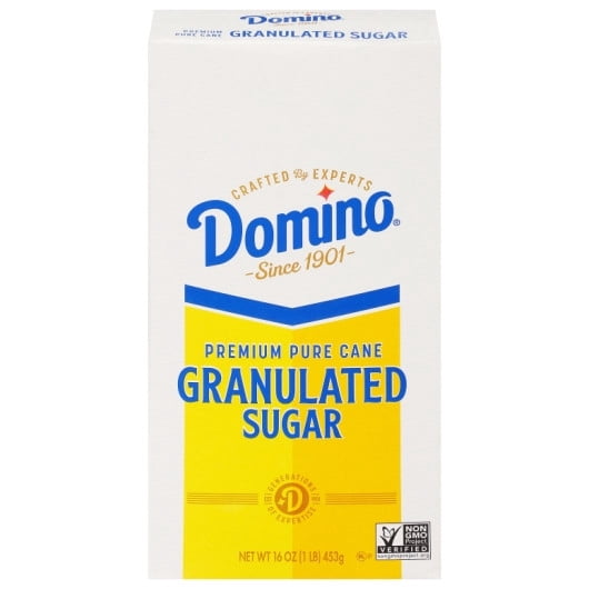 (24 pack) Domino Premium Pure Cane Granulated Sugar, 1 lb Box