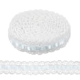 thumbnail image 1 of Uxcell Cinta de encaje con ojales de 5 yardas, 0.79 pulgadas de cinta de ganchillo para coser vestido, delantal, almohada, muñecas, ropa, decoración de bolsa, azul claro, 1 of 7