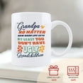 thumbnail image 2 of Funnil Ceramic cups Coffee Mug Gift For Grandpa No Matter How Hard Life Gets At Least You Do Not Have Ugly grandchildren 11oz, 2 of 6