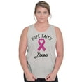 thumbnail image 5 of Hope Faith love Breast Cancer Ribbon Tank Top Tee Shirt Women Brisco Brands S, 5 of 6