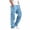 y495_Light Blue, variant on Jovrlynd Mens Cargo Sweatpants Drawstring Elastic Waist Baggy Pants with Pockets Plus Size Casual Fleece Loose Joggers, S-3XL