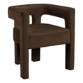 thumbnail image 1 of Meridian Furniture Athena Brown Velvet Dining Chair, 1 of 15