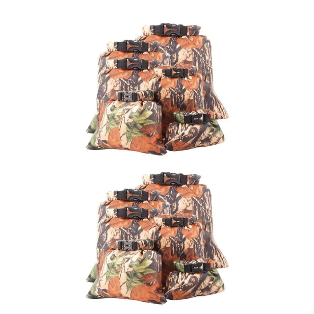 Bolsas impermeables Wosthever 6 piezas Sacos secos Camuflaje 2Conjunto