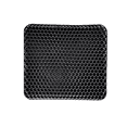thumbnail image 1 of Cojin Gel Panal Ergonomico Silicon Asiento Comodo Auto Silla Negro, 1 of 5