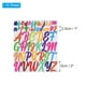 thumbnail image 2 of Vinyl Letter Stickers, 10 Sheets 1 Inch 2 Inch Capital Alphabet Sticker Self Adhesive Letter Decals, Multicolor, 2 of 6