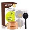 thumbnail image 1 of Trousse de Scellés en Papier D\'aluminium pour Réutiliser Nespresso Vertuo, Capsules Réutilisables Vertuoline Rechargeables (Trousse de Scellage Complète + 100 Couvercles), 1 of 7