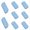 Light Blue, variant on Silicone Ice Cube Tray with Lid, Flexible Stackable Ice Trays for Freezer , Easy Release Ice Maker Mold for Coffee, 8 Grids Silicone Ice-making Box