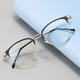 thumbnail image 1 of Gafas Soledad con Bloqueo de Luz Azul Montura Metálica Lente Transparente, 1 of 7