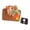 Fixed base Persimmon, variant on Yihuala Light Weight Cycling Luggage Bag Simulation Vine Bicycles Front Basket Box Detachable Suitcase