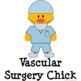 thumbnail image 2 of CafePress - Vascular Surgery Chick -  Round Wood Ornament 4", 2 of 2