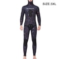 thumbnail image 2 of Trituras profesionales Traje de buceo a prueba de frío Pescado Caza Premium con capucha de manga larga de manga larga de manga larga Pantalones largos Traje de surf 3xl 3xl 3mm Yuarrent OD017116-15, 2 of 6