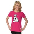 thumbnail image 3 of Diamond Mickey Ring Princess Jewel Womens Fitted Plus Size Graphic Tee Brisco Brands 3X, 3 of 5