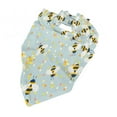 thumbnail image 5 of Bingfone Bees-Washable Dog Scarf Triangle Adjustable Puppy Bandana Bib Handkerchief For Medium Large Dog Cat, 5 of 9