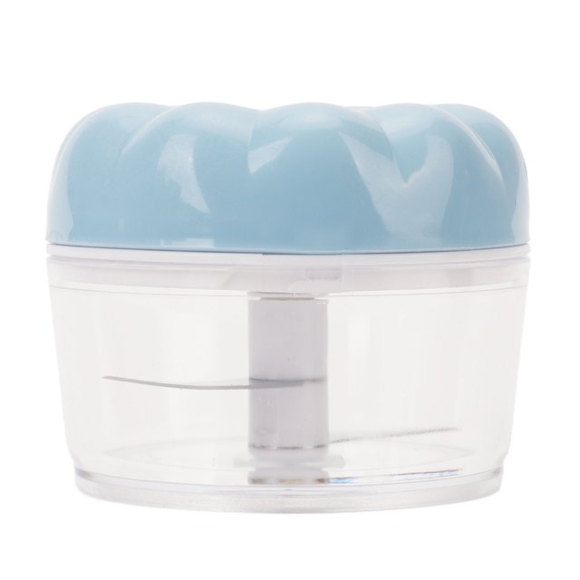 Picadora de Ajo ANGGREK Molinillo de Ajo de Acero Inoxidable ABS Cuchillas Incisivas Transparentes