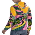 thumbnail image 6 of Haiem Retro Futuristic Landscape Patterned Men's Hoodie with Kangaroo Pocket - Ideal Pullover Sweatshirt for Daily Wear, Travel, and Home-Small, 6 of 7